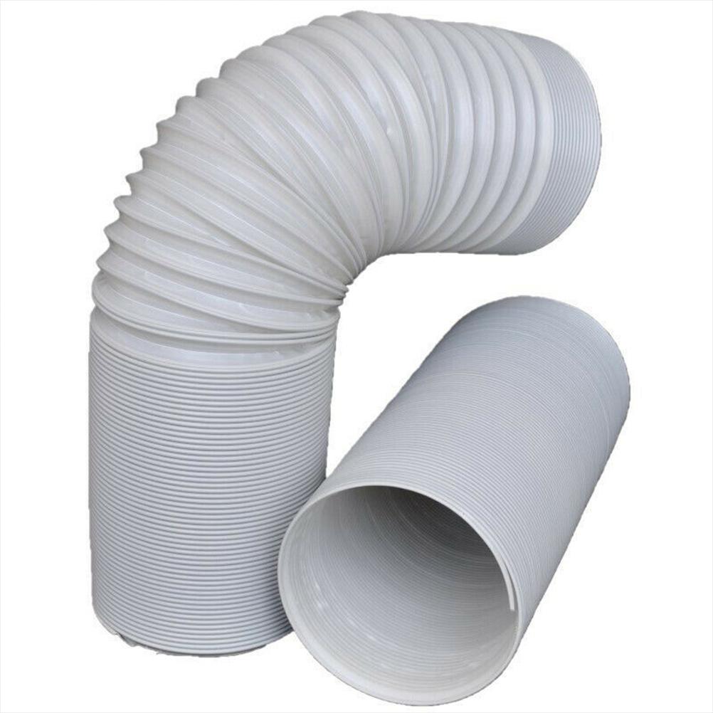 2M Extra Long Universal Air Conditioner Exhaust Hose 130Mm Telescopic Home Hotel Portable Duct High Flexibility No Air Leakage