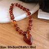 Beads Beaded Necklace Bohemian Style Pendant Jewelry New Heart Pendant Necklace  Party Accessory