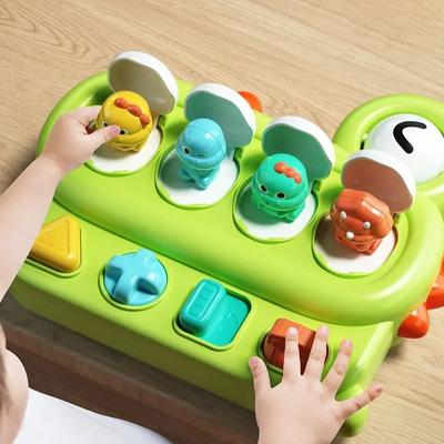 Interaktives Aktivitäts-Pop-Up-Spielzeug für Babys, Ursache-Wirkungs-Spielzeug, Baby-Entwicklungsspiele, Montessori-Lernspielzeug