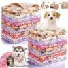Dog Blankets Cat Soft Fluffy Fleece Pet Blanket Warm Cute Print Design Puppy Kitten Doggy Paw Small