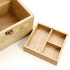 [Sears] First Aid Kit, Medicine Box, Wooden Box, Large Capacity, Multipurpose, Interior Decor, Natural Brown s98-0006-nb
