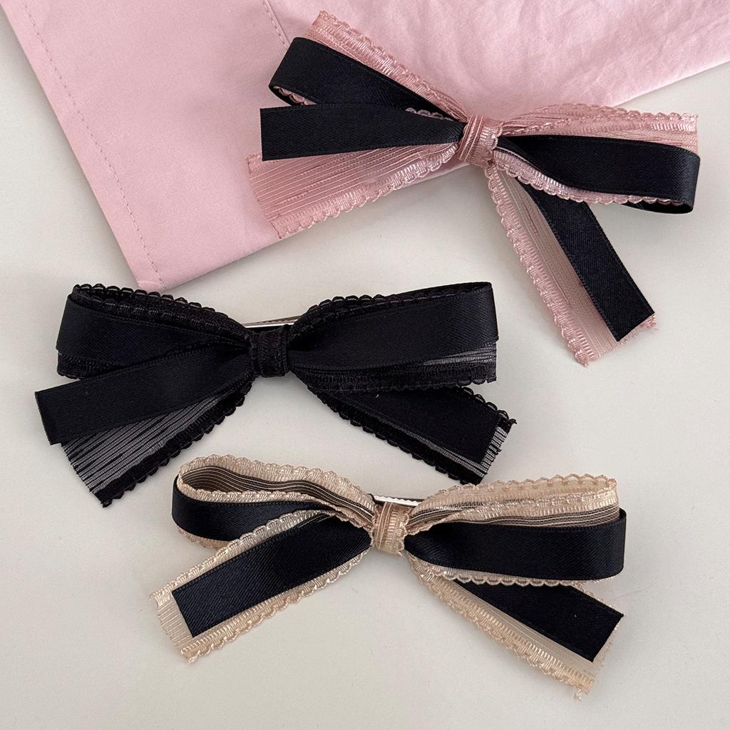 Koreańskie akcesoria spinka do włosów akcesoria dla kobiet dziewczynka kokarda kpop wiodąca moda modna popularna vintage krab barrette nowa