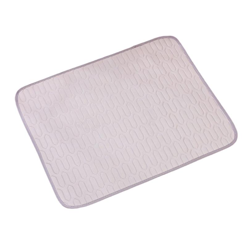 Latex Backed Dog Pad with Warm Season Comfort, Soft Indoor Layer Finish, Stable 55 x 70 cm Summer Size for Homes