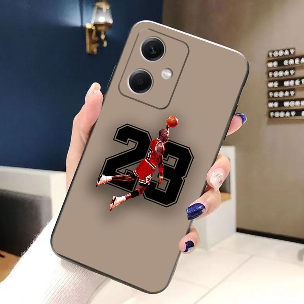 Basketball Number 23 Phone Case For Redmi Note 15 14 13 12 12S 11 11T 11S 10 9T 9 Pro Silicone Case Funda DIY Shell Capa Cover