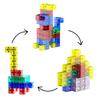 Kunststoff Puzzle Bauspielzeug Magnetisches STEM Spielzeug Bausteine Würfel Magnetischer Würfel Kinderspielzeug