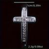 New Fashionable Personalized Micro inlaid Zircon Cross Women's Ring