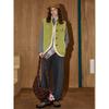 Coolhut Fashionable American Retro Green Loose and Versatile Vest with a High-End Feel for Work Clothing and Warmth for Women