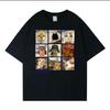 Nine Grid Meme Cat Funny T Shirt Crew Neck Unisex Unisex Short Sleeve Graphic Tee Streetwear Loose Cotton Pet Lover Unisex Tops