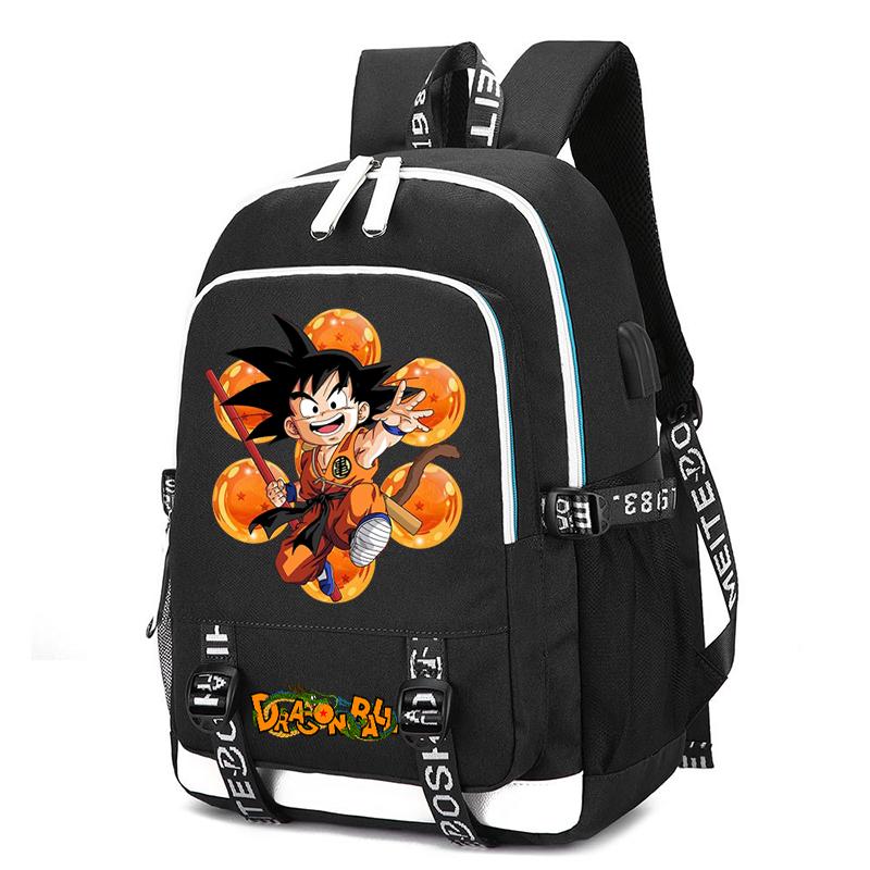 Anime Dragon Ball Drukowana Torba Szkolna Unisex Plecak dla Chłopca Dziewczynki Powrót Do Szkoły Torba Książki Duża Pojemność Uczeń Goku Torba Mężczyźni Kobiety Torba Podróżna Mochila