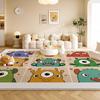 Children's play area, reading area living room polyester digital printed carpet mat bedroom soft shock-absorbing bedside blanket