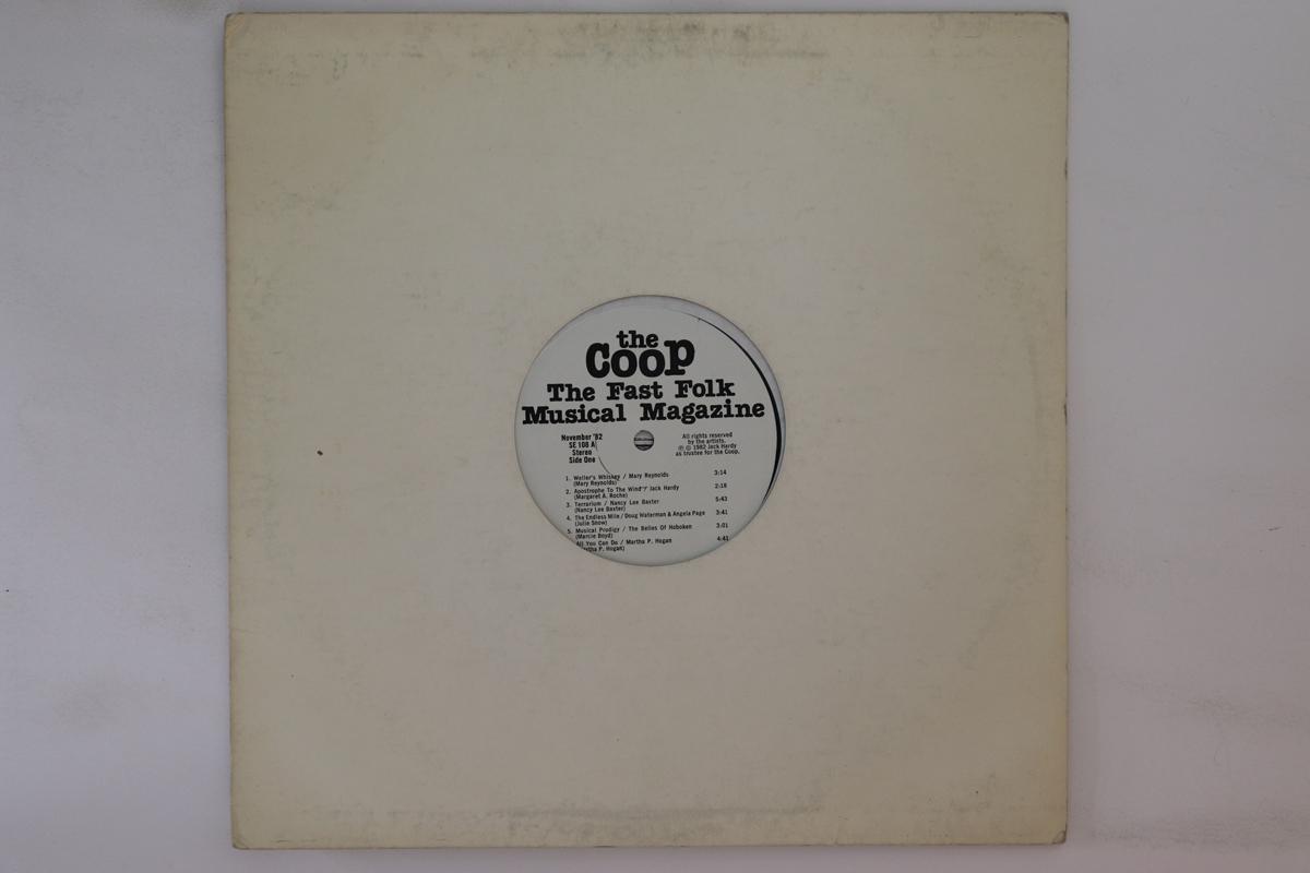 

LP Record VARIOUS Coop The Fast Folk Musical Magazin SE108 FAST FOLK MUSI 1982 US Folk Used