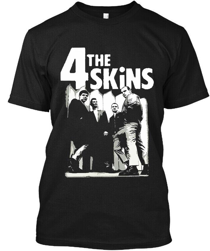 

НОВИНКА Музыкальная винтажная графическая ретро футболка 4-Skins English Members Размер S-4XL Унисекс XXL