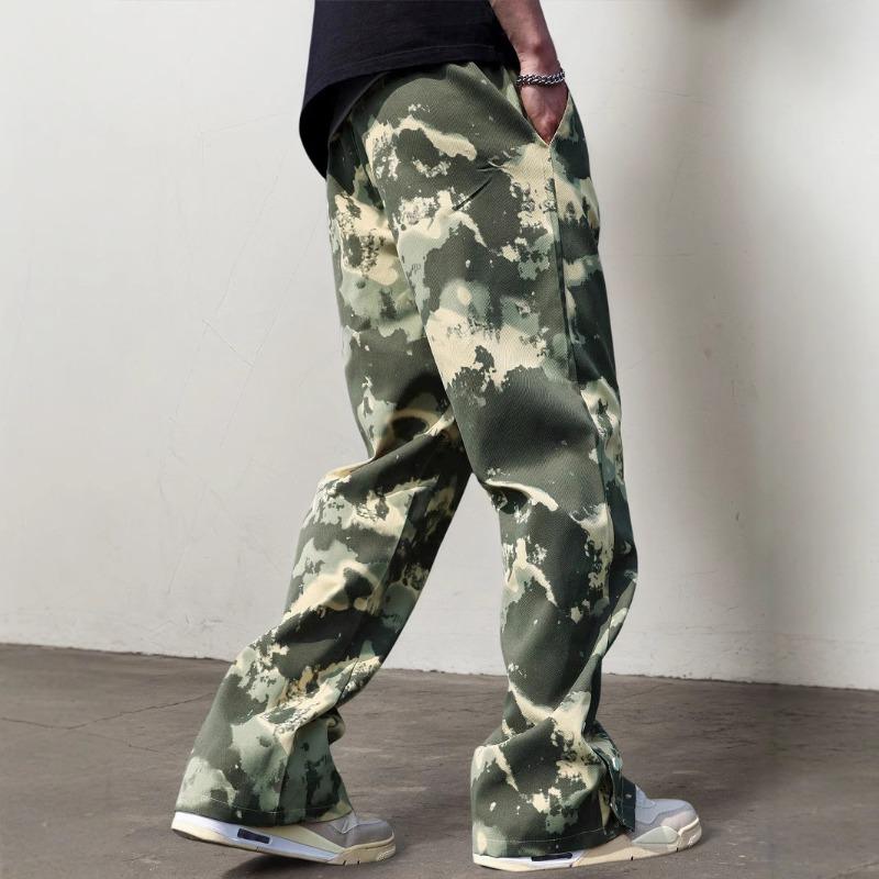Men's Camouflage Sweatpants Casual Street Style Sportswear Lightweight Polyester Casual Style