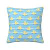Cute Duck Swimming Seamless Pattern Square Pillowcase Cushion Cover Pillow Case Throw Pillow Cover for Home Bedroom Car