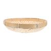 Bamboo Basket Woven Large Capacity Fruit Storage Kitchen Home Decor Serving Container Handmade Food Holder