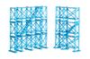 PM Office A PLUM Pop Otherworld Series Scaffolding Blue Plastic Kit PP211 1/64-1/100