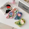 5pairs Socks Korean Japanese Style Cartoon Green Flower Harajuku Cute Kawaii Mid Tube Socks Breathable Casual Short Cotton Socks