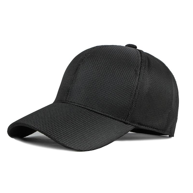 Summer Baseball Caps for Men Women Solid Hollow-out Hat Casual Outdoor Breathable Mesh Cap Travel Trucker Caps Adjustable Visor