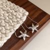 S925 Sterling Silver Korean Minimalist Starfish Necklace - Women's Versatile High-End Choker Clavicle Chain