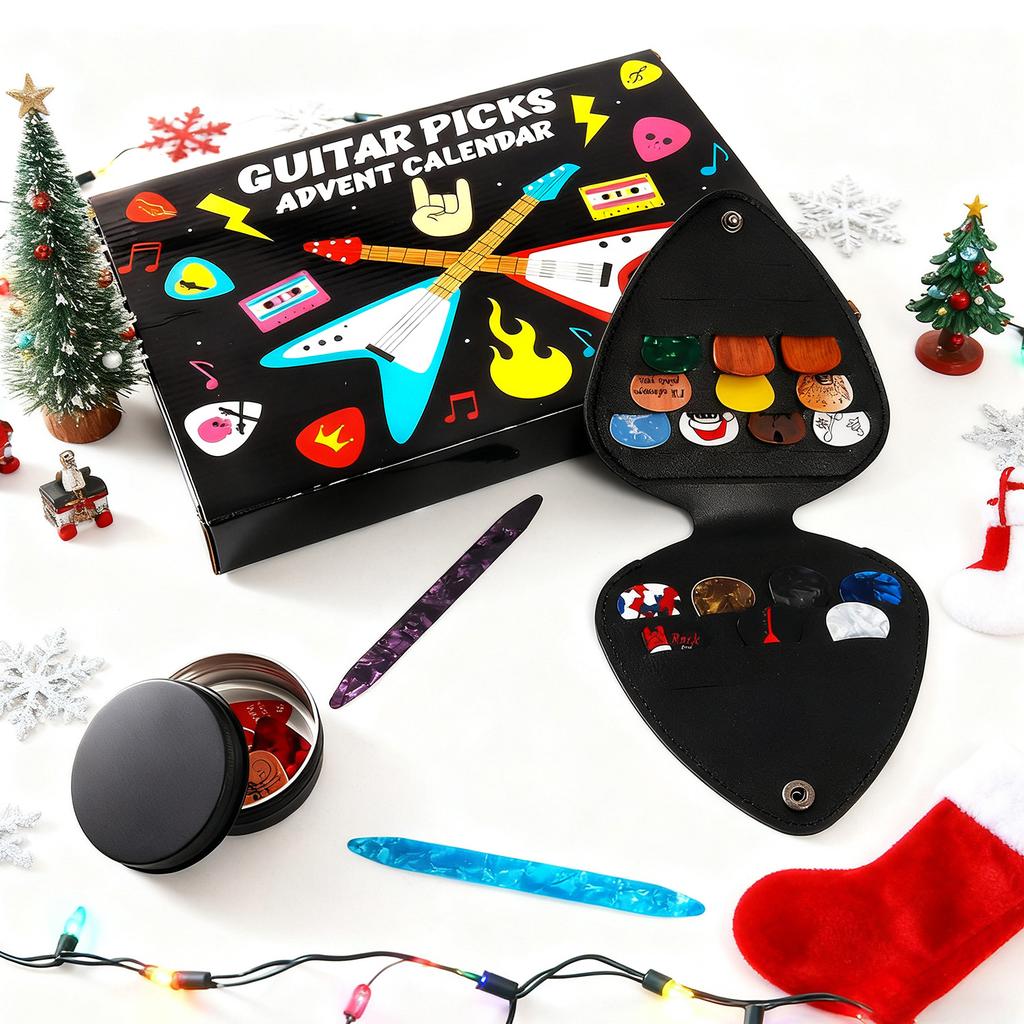 Guitar Pick Advent 24-Day Pick Set 24-day Countdown