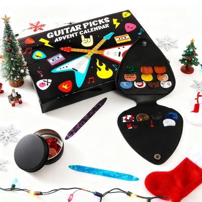 Guitar Pick Advent 24-Day Pick Set 24-day Countdown