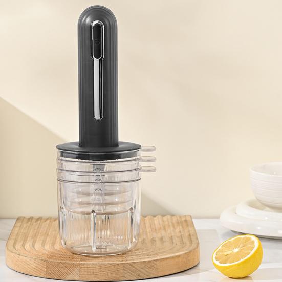 Electric Food Processor Rechargeable Meat Grinder with 2 Blades And 3 Bowls Portable Veggie Chopper Blender Kitchen Supplies