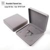 Pink Velvet Jewelry Box with Rounded Corners for Earrings, Bracelets, Rings, and Gifts