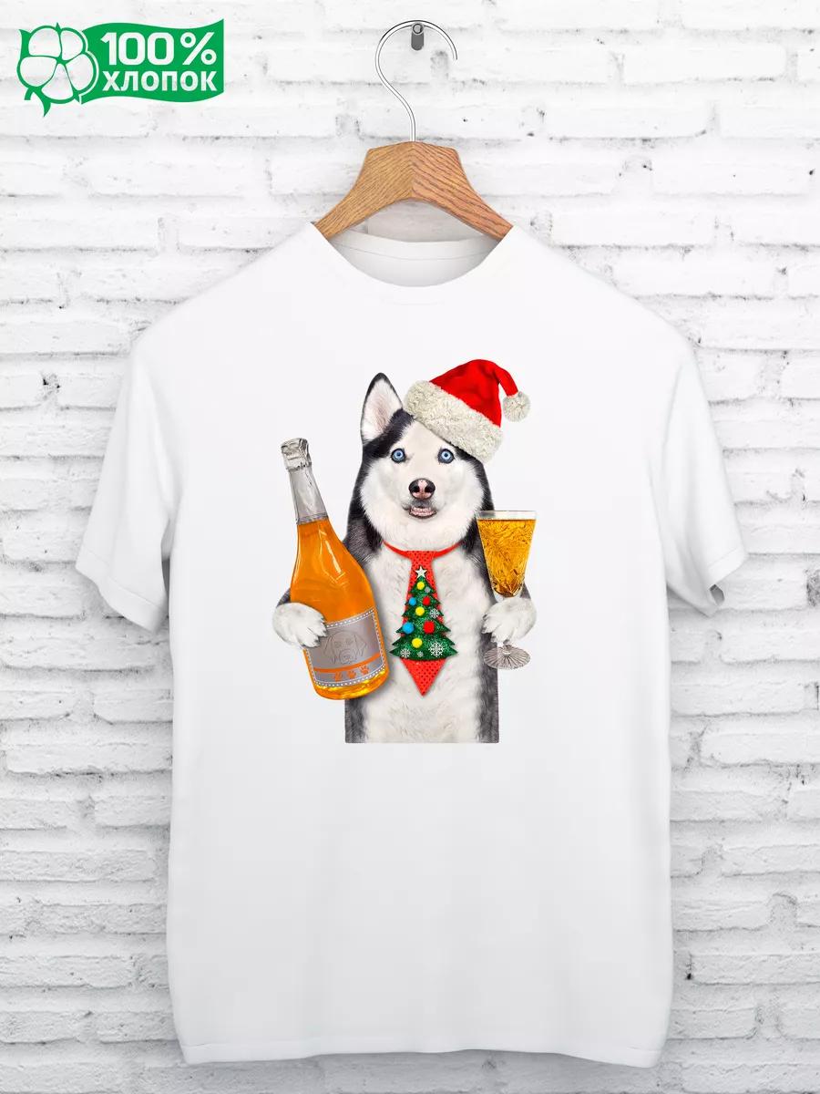 HUSKY Print T-shirt M