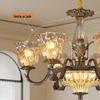 Modern Minimalist Copper Chandelier for Living Room, Restaurant, and Bedroom