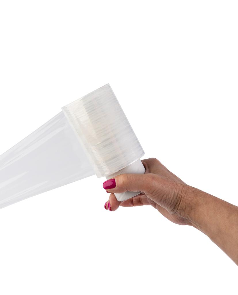 Minirap stretch foil 0.25 kg | 23 µm | 10/14 cm | fi38 | transparent
