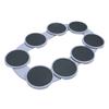 Turntable Tray 360° Rotation Multifunctional Reusable Portable Rotating Food Organizer Tray for Dini
