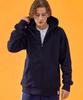 Uni Apparel Basic Fleece-Lined Zip-Up Hoodie Navy