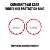 Sticker 2025 New Tesla 4Pcs 16/17inch Car Vehicle Wheel Rims Edge Protector Ring Strip Tire Guard Decoration Accessories Uni