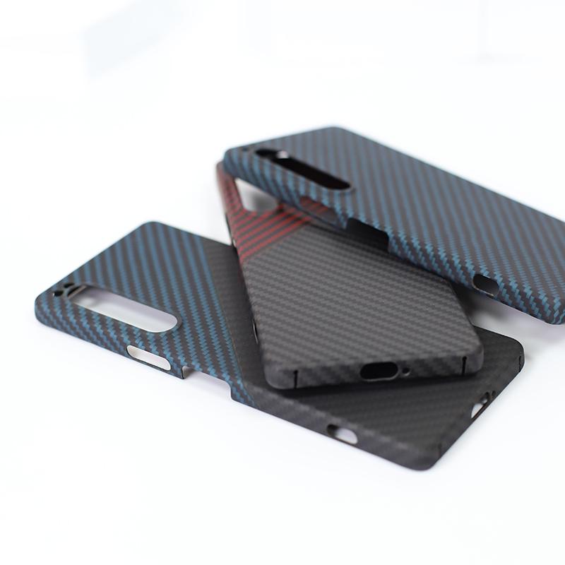 YTF-Carbon Karbonové Vlákno Pouzdro na Telefon Sony Xperia 1 III Proti Pádu Aramidové Vlákno Design Skořepiny Pouzdro na Telefon Xperia 1 V Pouzdro na Telefon 1 IV