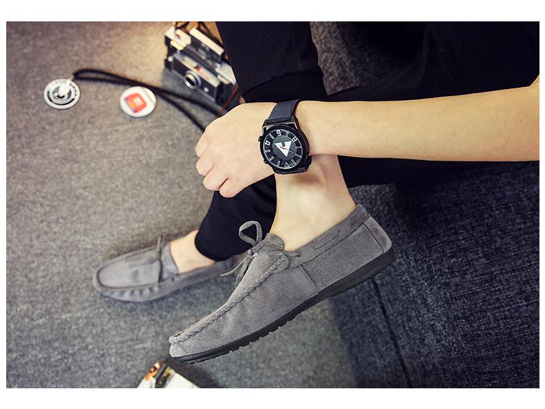 Herrskor 2024 Frostat Andningsbart Slip-On Casual - Koreansk Stil