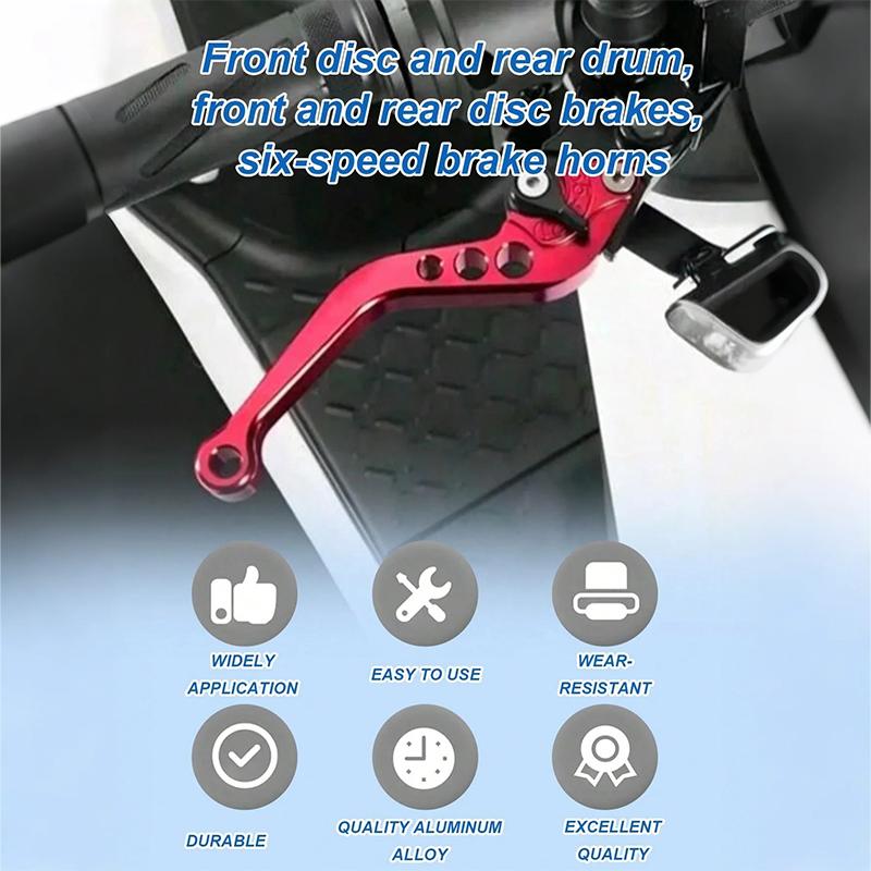 2Pcs 6-Speed CNC Brake Clutch Levers, Aluminum Alloy /motorcycle/Tank 200/Vitacci/Yamaha Nmax Front/Rear Disc Brake