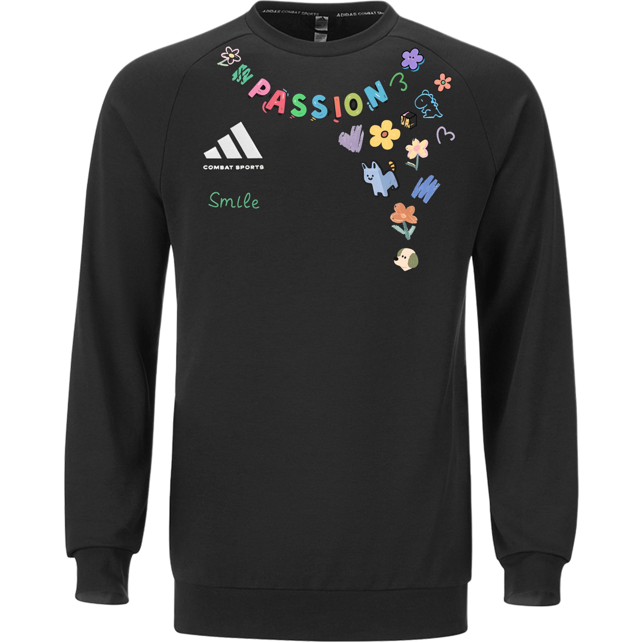 

Adidas Забавный принт граффити Модный повседневный свитшот с длинным рукавом Унисекс свитшот ACLLSPS3CS-001 S