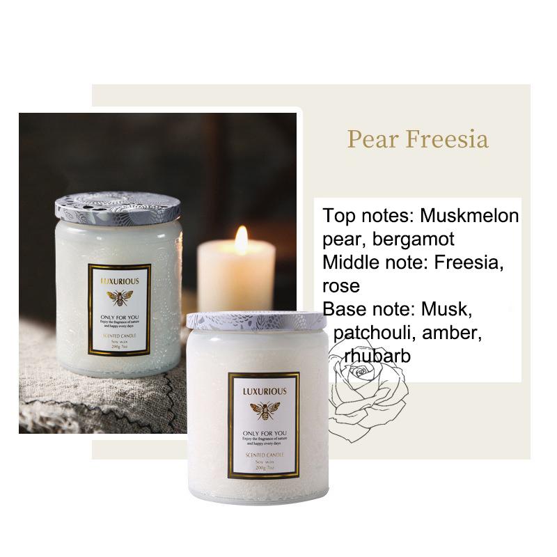 7 OZ Jar Scented Candle, Natural Soy Candle, Serenity Aromatic Candles, Home Decorative Scented Candles Gift for Friends