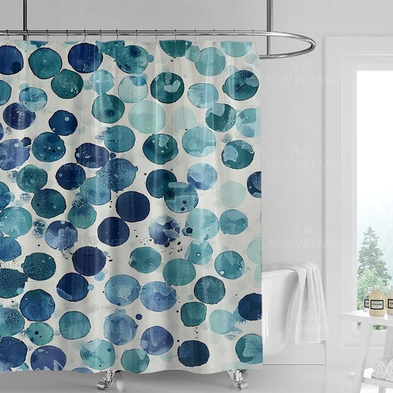 Abstrakcyjna Zasłona Prysznicowa z Graffiti Można Prać w Pralce Odporna na Wycieranie Nordycka Dekoracyjna Zasłona Prysznicowa do Rodzinnej Łazienki 180x200