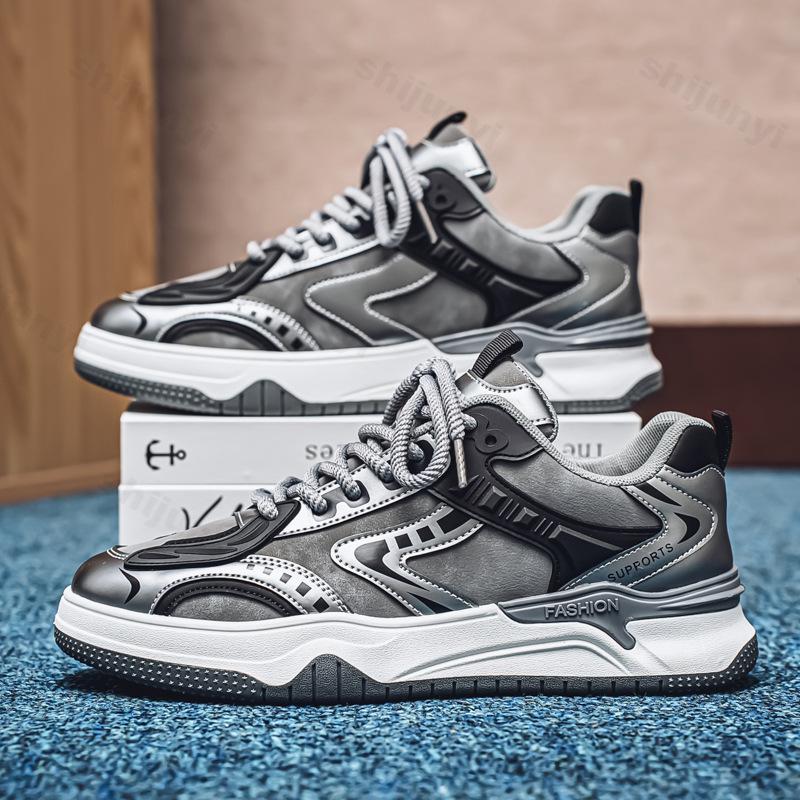 Fashion 2025 Autumn New Men's Fashion Versatile Low Top Thick Sole Sports Shoes Trendy Comfortable Non Slip Niche Design Chunky sneakers