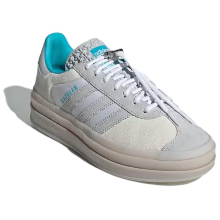 ORDINARY PEOPLE X Adidas  Gazelle Bold City of Seoul Pack - White Women Sneakers Cloud-White Light-Blue Light-Solid-Grey IH9992
