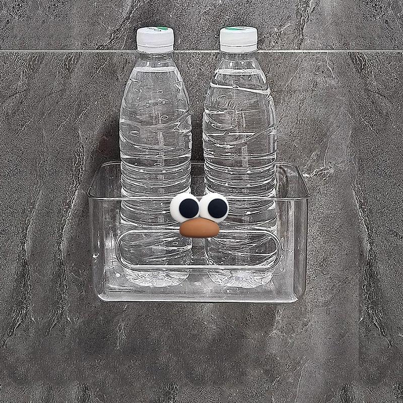 Wall Mounted Tissue Box Toilet Paper Towel Storage Box Transparent Napkin Paper Box Bathroom No Need for Punching