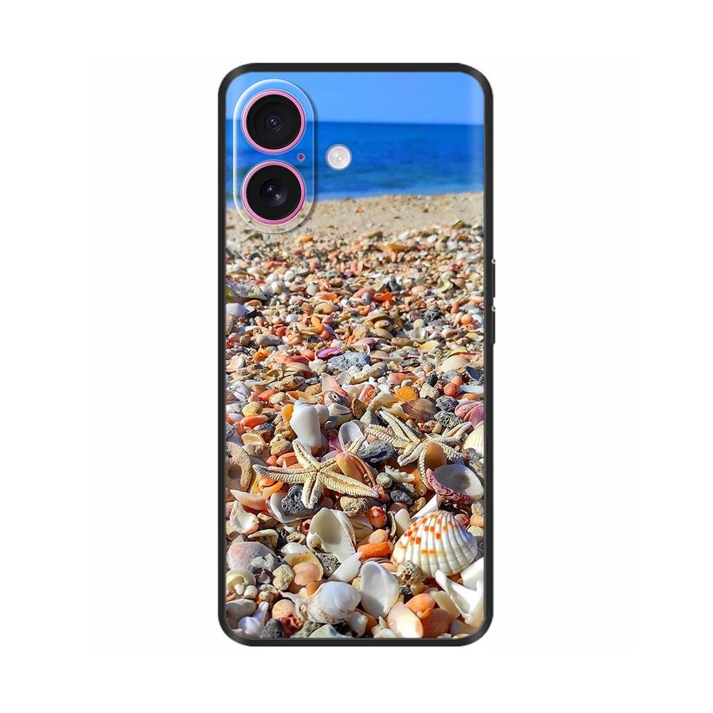 Case For Apple iPhone 16 16 Pro Max Plus Heart Butterfly Full Protection Soft Liquid Silicone Cover for iPhone 16 Plus Pro Max
