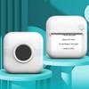 Portable Mini Thermal Printer Wirelessly BT 203dpi Photo Memo Question Printing Machine with 6 Roll Paper Thermal Label Printer