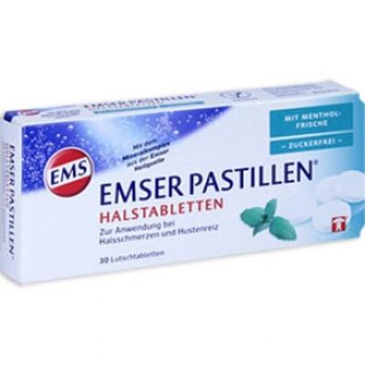 Emzer - Mentol, Bez cukru, 30 tablet