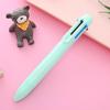 6pcs 6 Colors Retractable Ballpoint Pen 0.5mm Smooth Writing Tool Multicolor Pen For Sketching Notetaking Tasks