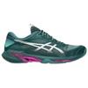 Asics Solution Speed FF 4 Comfortable Fit Rebound Low-Top Tennis Shoes Men sneakers Green Silver 1041A532-300