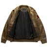 Flight Suit Real Leather Jacket Mens Spring Autumn Oil Wax Horse Leather Jacket Male Air Force Pilot Leather Jacket Trendy Coat