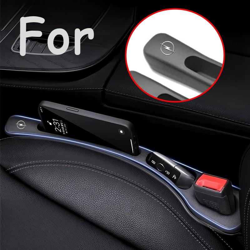 Car Seat Gap Filler Strips Car Storage Organizer box bag grille For Opel Astra G J Insignia Mokka Zafira Corsa Vectra C D Antara Ld1