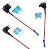 Car Mini/Small/Medium Types Additional Circuit Adapters Fuse Holder Fuses4